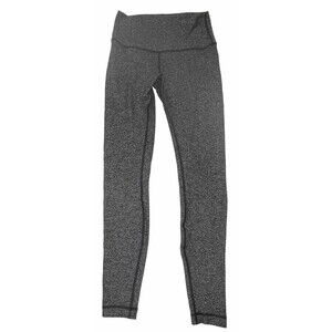 Lululemon Wunder Leggings Women Heather Gray Size 6 See Photos For Measurements